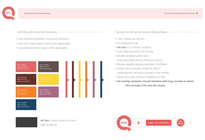 QVC styleguide image